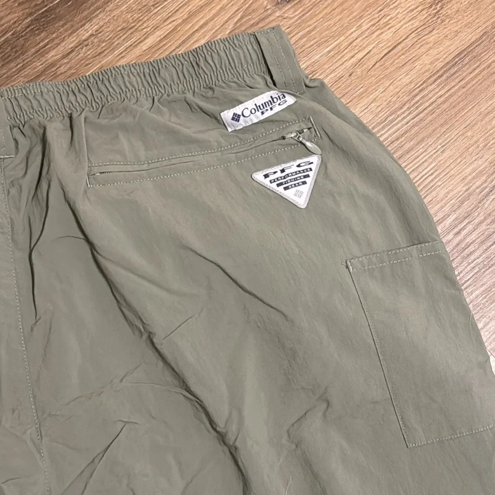 Columbia PFG Backcast Convertible Pants outdoors hiking fishing size XL 32 long‎